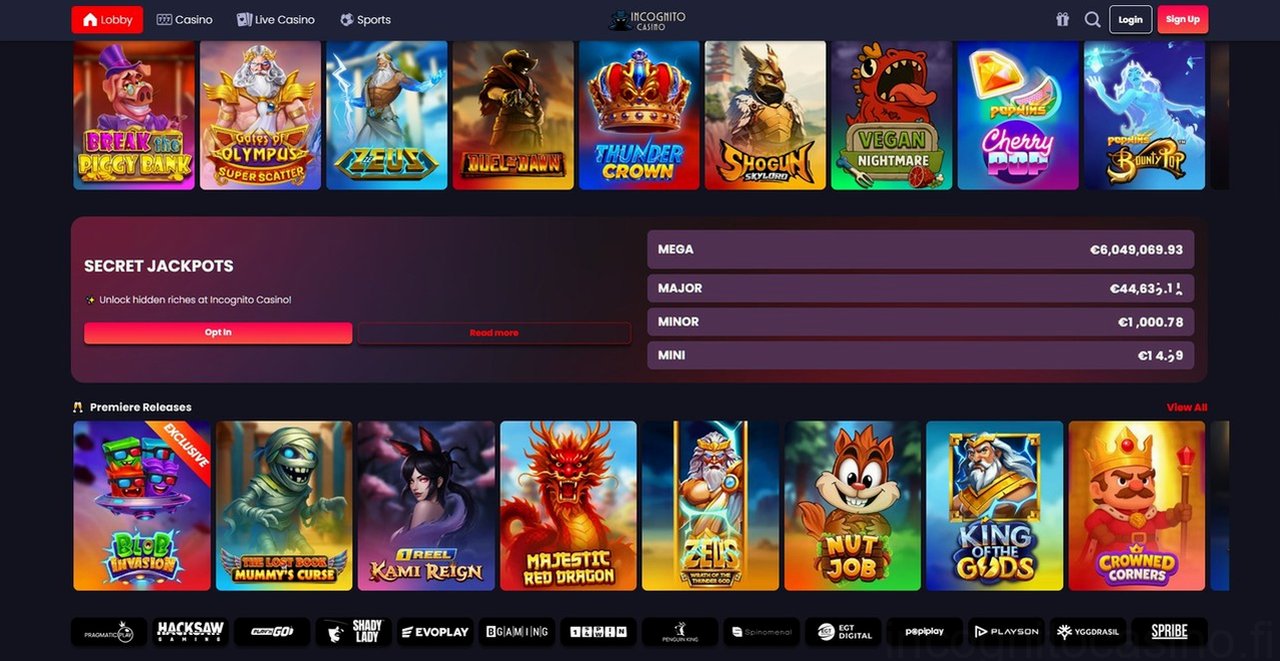 Incognito Casino Casino